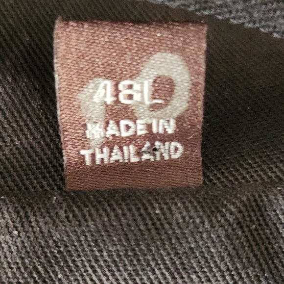 Joseph Abboud Men's Suit Full Length Overcoat Black Trench Sz 48L - Picture 8 of 9